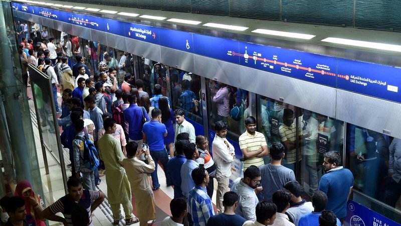 metro passengers