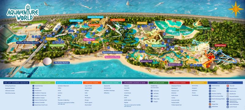 aquaventure map